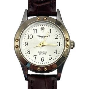 23.9mm Gruen Precision Watch Gold Silver Tone Quartz GP552L-245-PC21 Diamond‎ Gruen Diamond Watch for Sale up to 90% Off: Poshmark main image 4